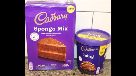 Cadbury Sponge Mix And Cadbury Icing Review Youtube