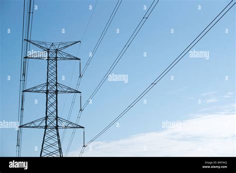 High Tension Cables Stock Photos And High Tension Cables Stock Images Alamy