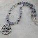 Rainbow Fluorite Seven Pointed Faery Star Septagram Necklace Etsy