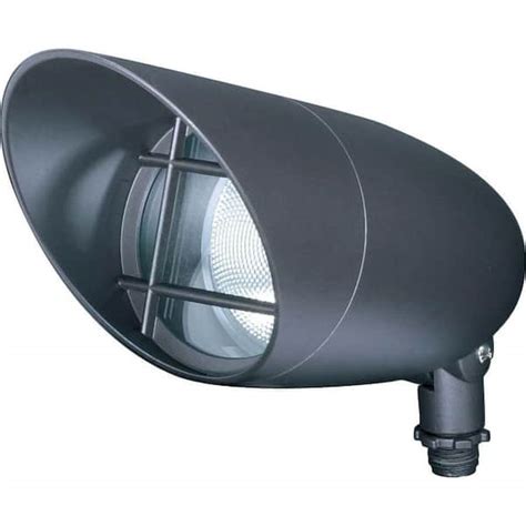 Satco Nuvo Dark Bronze Hardwired No Bulbs Included Landscape Flood Light Sf76 647 The Home Depot