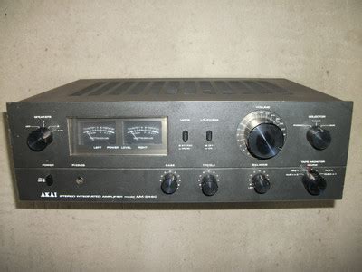 Vintage Akai Am Stereo Integrated Amplifier Hifi Seperates Japan