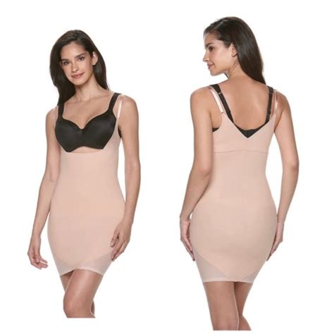 SPANX Intimates Sleepwear Red Hot Spanx Openbust Shaping Slip Xl