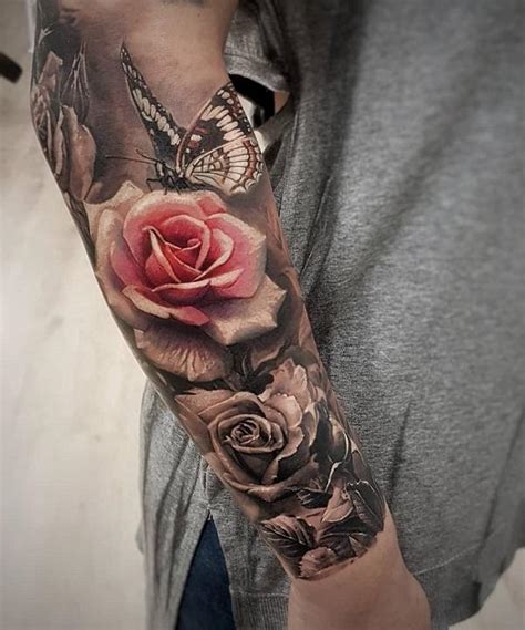 40 Rose And Butterfly Tattoo Designs With Meaning Art And Design