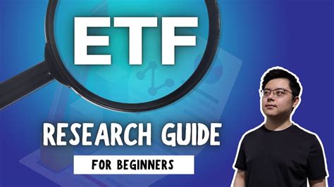 Etf Investing Research Guide For Beginners Youtube