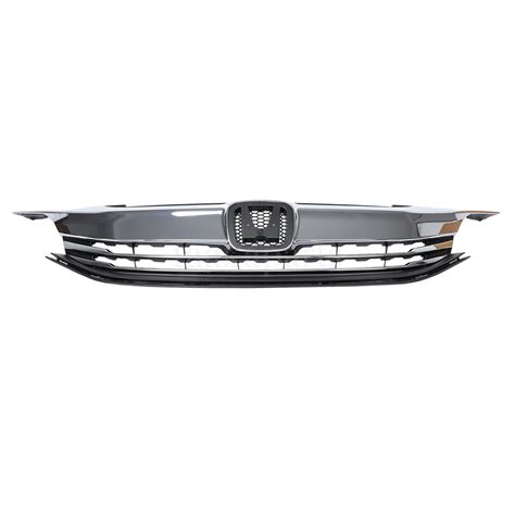 Front Bumper Grille Grill W Chrome Trim For Honda Accord Sedan 4D 2016