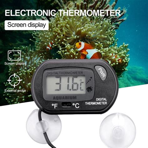 Digitale Aquarium Fish Tank Thermometer Terrarium Water