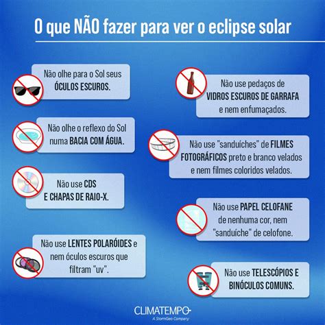 Saiba Como Proteger Os Olhos Para Ver Um Eclipse Solar Climatempo