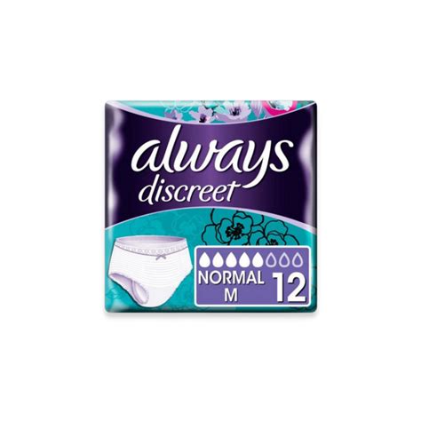 Always Discreet Pants Medium X 12