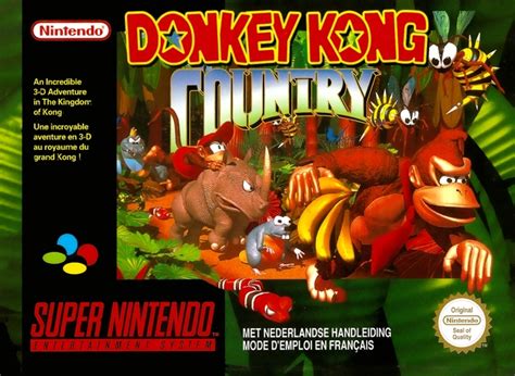 Donkey Kong Country Boxarts For Nintendo Super Nes The Video Games Museum