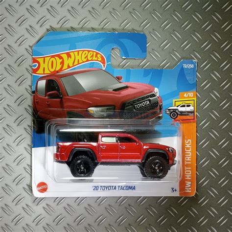Hot Wheels Toyota Tacoma Rare Collectible Miniature Model Scale Four Wheeled Gift Idea With