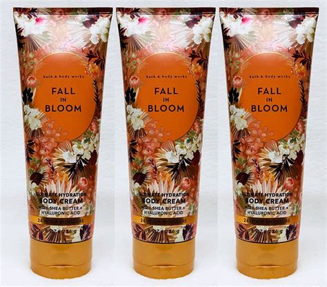 3 Bath Body Works FALL IN BLOOM Ultimate Hydration Body Cream Lotion