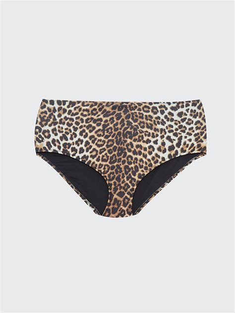 LCW DREAM Kahverengi Desenli Kadın Bikini Alt S23974Z8 LQY LCW