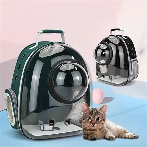 Cat Backpack Bubble Carriers Airline Approved Ventilate Transparent