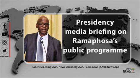 Presidents Public Programme Media Briefing YouTube