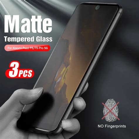 Vidrio Templado Mate Antihuellas Dactilares Para Xiaomi PocoF5 Poco F5