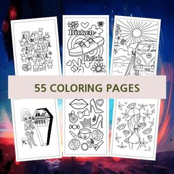 Unleash Artistic Joy Nature Inspired Aesthetics Coloring Pages 55 Pages