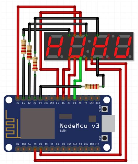 Esp Hc Digit Segment Display Esp Tutori Nbkomputer