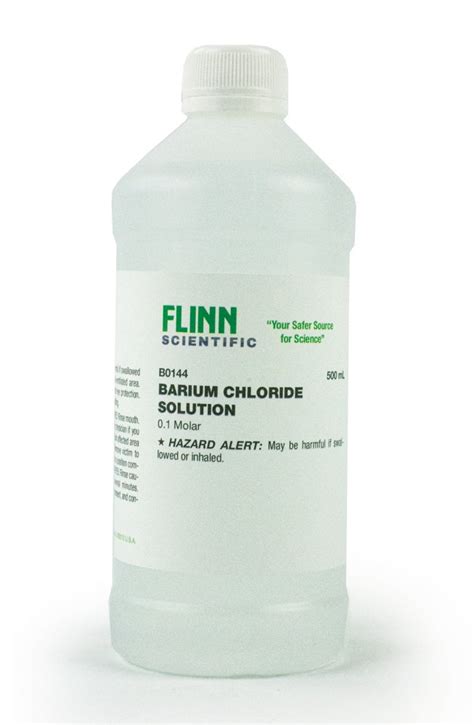 Flinn Chemicals, Barium Chloride Solution