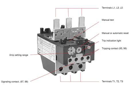 Overload Relay Principle Of Operation Types Connection