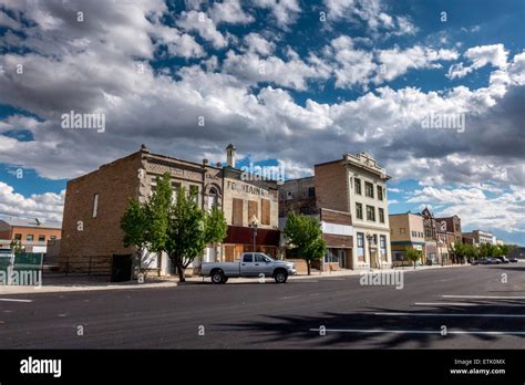 The Historic Downtown Area Of Rock Springs Wyoming Stock Photo Alamy