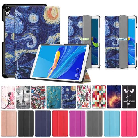 Funda De Cuero Pu Ultra Delgada Para Huawei Mediapad M Funda