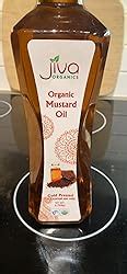 Jiva Organics Organic Mustard Oil Liter Bottle Ounce Non Gmo