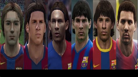 Lionel Messi From Pes 4 To Pes 2013 Youtube
