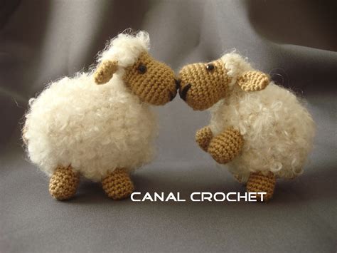 CANAL CROCHET Oveja amigurumi patrón libre