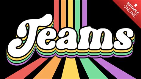 Teams Retro Music Font Text Effect Generator