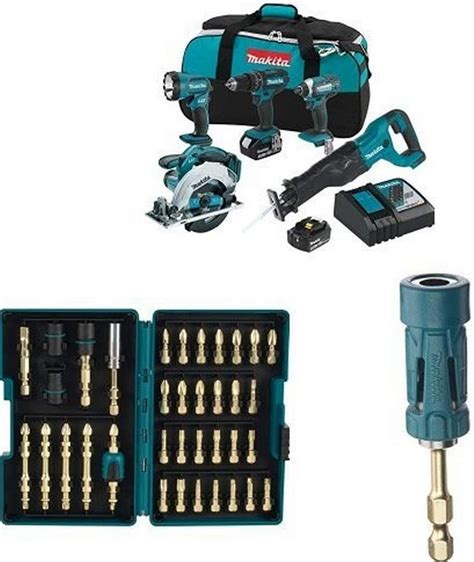 Makita Xt V Lxt Lithium Ion Cordless Combo Kit Piece Impact