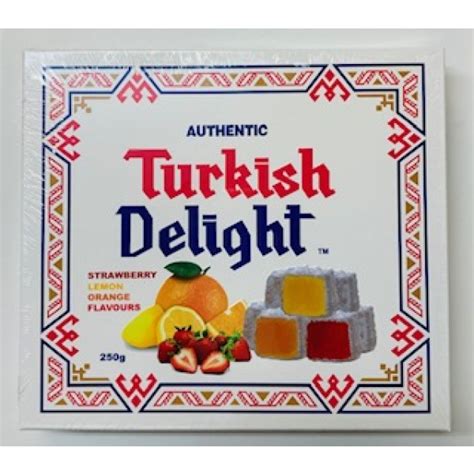 Authentic Turkish Delight Mixed Flavours Sugar Coated Glader