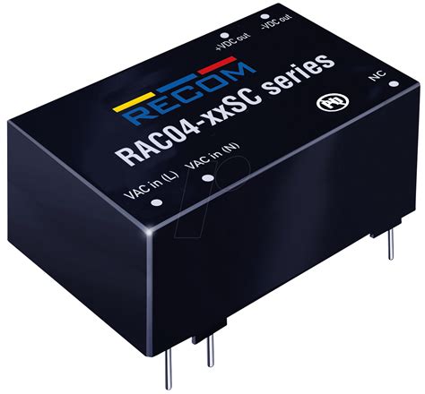 RAC04-24SC: AC - DC-Converter, 24 V, 167 mA at reichelt elektronik