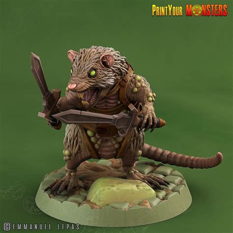 Rat Soldiers 28mm Fantasy Wargame Miniatures Toxic Rat Etsy