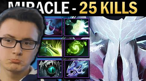 Faceless Void Dota Gameplay Miracle With 25 Kills And Mjolnir YouTube