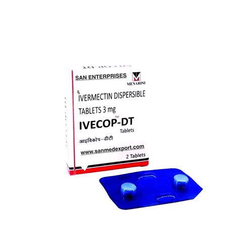 Ivercop Dt IVECOP DT IVERMECTIN 3MG 1STRIP 1 TABLET At Rs 18 Strip Of 1