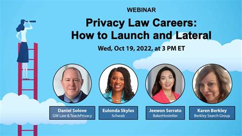 Webinar Privacy Law Careers