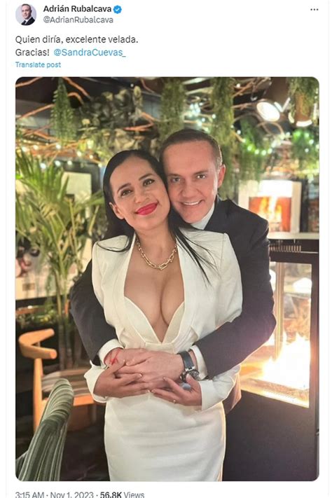 Adrián Rubalcava Negó Romance Con Sandra Cuevas “somos Amigos” Infobae