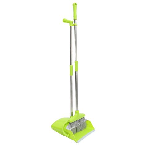 Long Handled Dustpan And Brush Sets Floor Cleaner Broom Dustpan Set