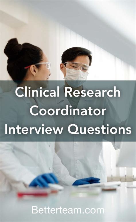 Clinical Research Coordinator Interview Questions Coordinator Job Clinical Research