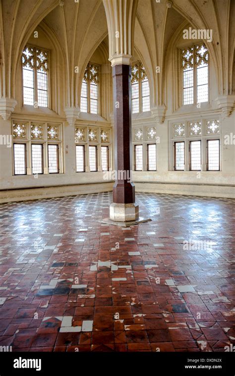 Malbork Castle Interior Room Stock Photo Alamy