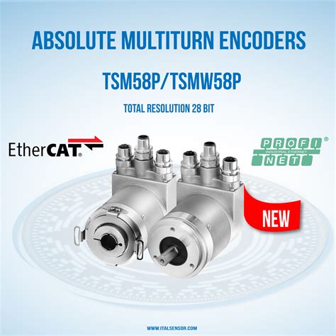 New Absolute Encoder With Ethercat And Profinet Italsensor