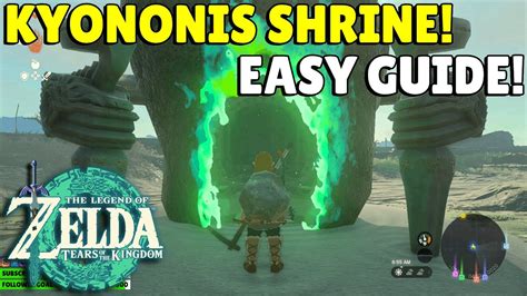 Zelda Tears Of The Kingdom Kyononis Shrine Guide Easy No