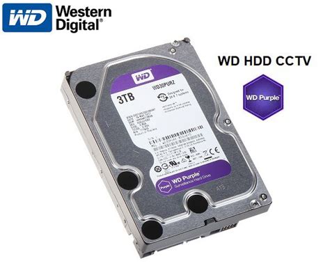 Ổ cứng HDD Western Digital Purple 3TB 3 5 SATA 3 5400RPM WD30PURZ