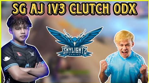 Sg Aj V Clutch Against Odx Sg Vs Odx V Clash Clash With Kvn