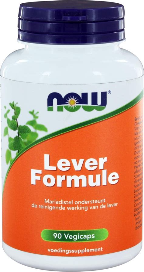 Now Foods Lever Formule Met Mariadistel En Vitamine C Vegicaps