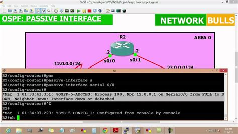 How To Configure Passive Interface In Ospf Routing Protocol Ccna R S