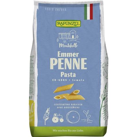 Rapunzel Bio Emmer Penne Semola G Piccantino Onlineshop Deutschland