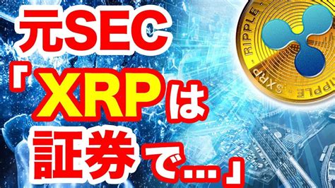 仮想通貨リップルは有価証券でない元secが語るその理由とは証券化否定でxrp年末にかけ爆上げ上がらないは嘘暴落下落気味だった