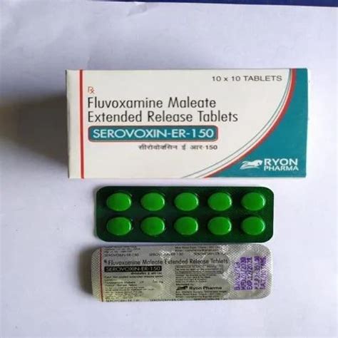 Fluvoxamine Maleate 50 Mg Tablets 1 X 10 At Rs 185 Stripe In Nagpur