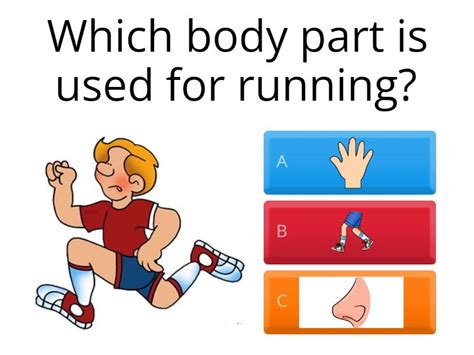 Parts of the body - Quiz